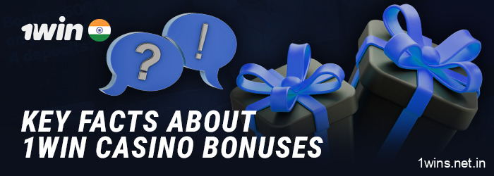 Key features of bonuses at 1Win online casino